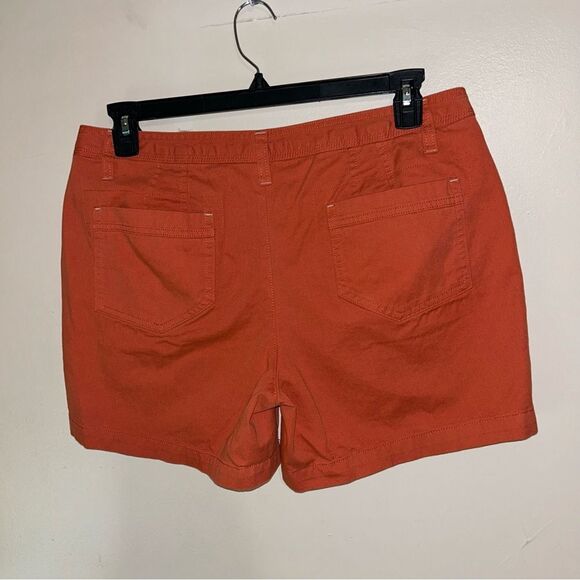 Natural Reflections Shorts Burnt Orange Size 12 NWOT - Picture 2 of 5